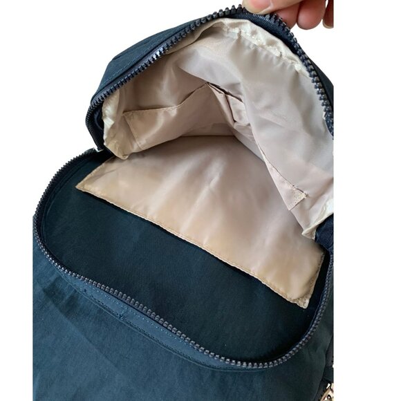 Vintage brand new Extra Large 47cm xl 17" Laptop Kipling Seoul Backpack Blue - Picture 6 of 7